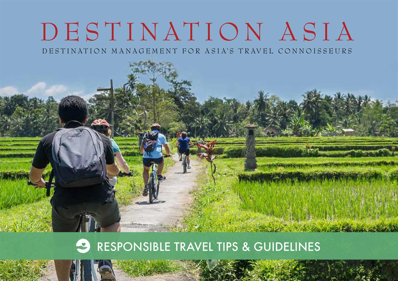 Responsible tourism on extreme travel in Asia